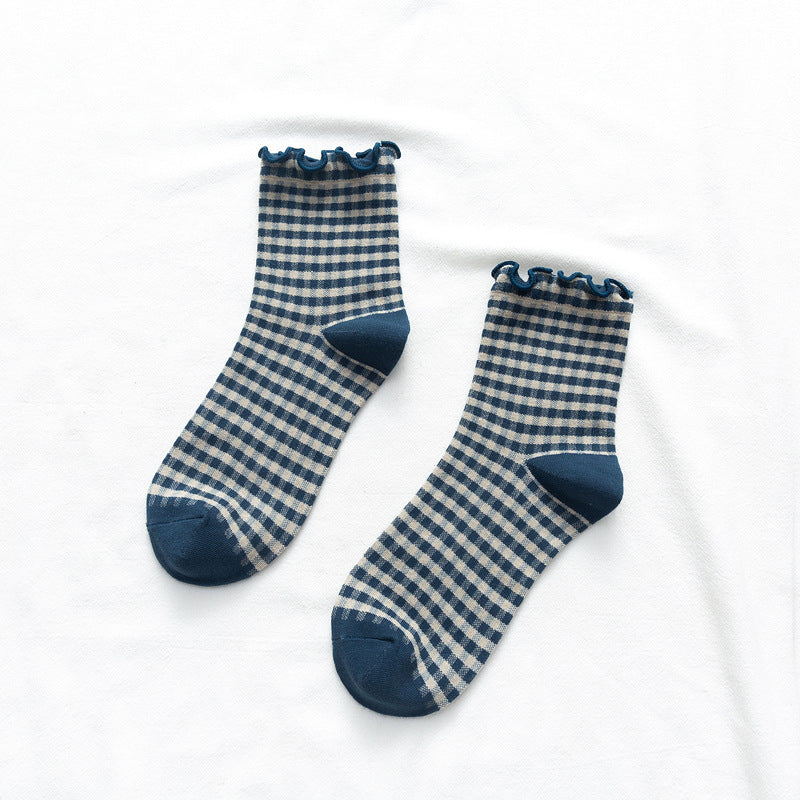 Women's Socks With Plaid