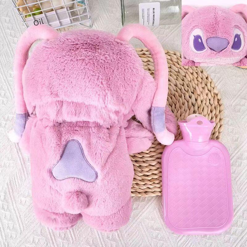 Online celebrity Little Red Book ins stitch hot water bag girl student winter doll hot water bag cartoon cute gift